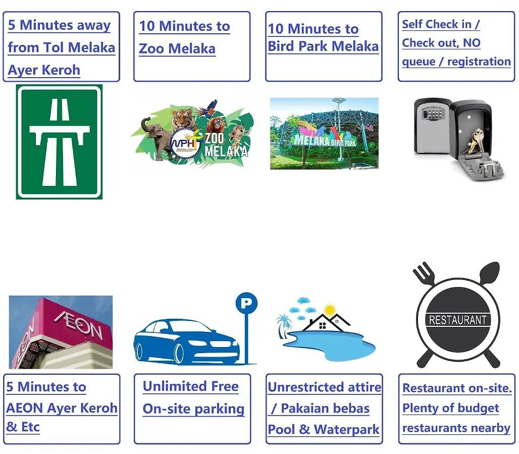 Water Themepark Resort Melaka Free Wifi Suites Apartment